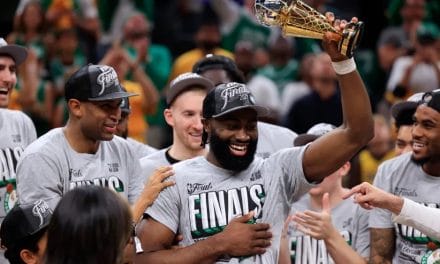 Jaylen Brown e il Larry Bird Trophy: “Non vinco mai niente…”