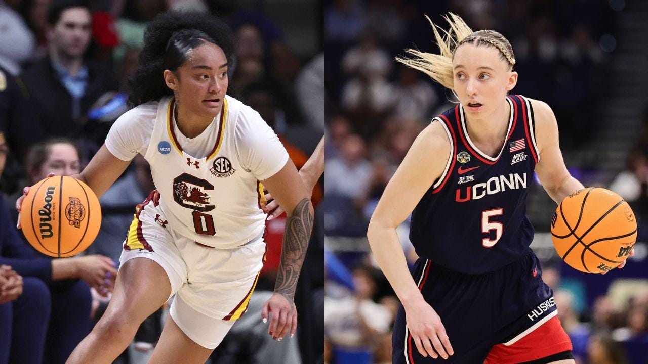 Te-Hina Paopao e Paige Bueckers, di South Carolina e UConn