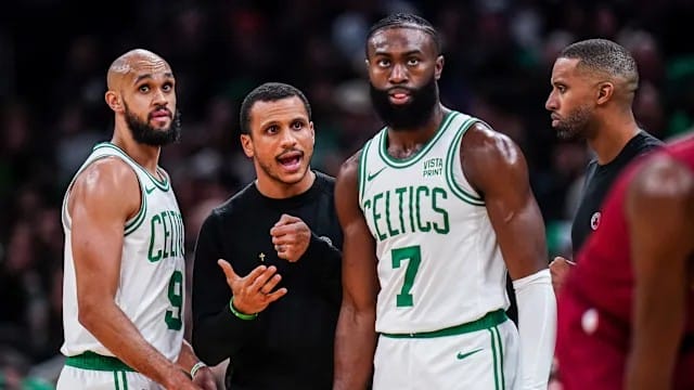 Celtics Derrick White Jaylen Brown